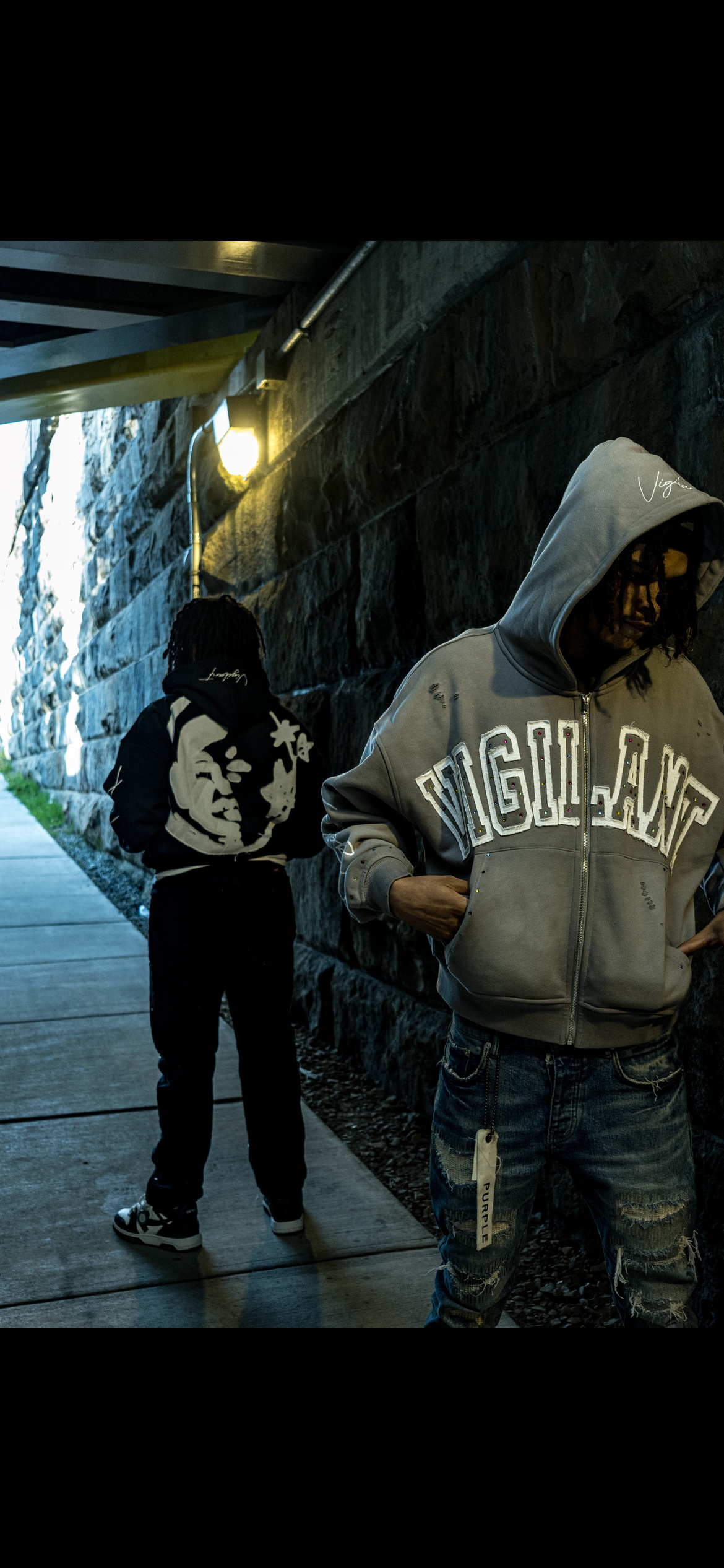 “Vigilant” Zip-ups